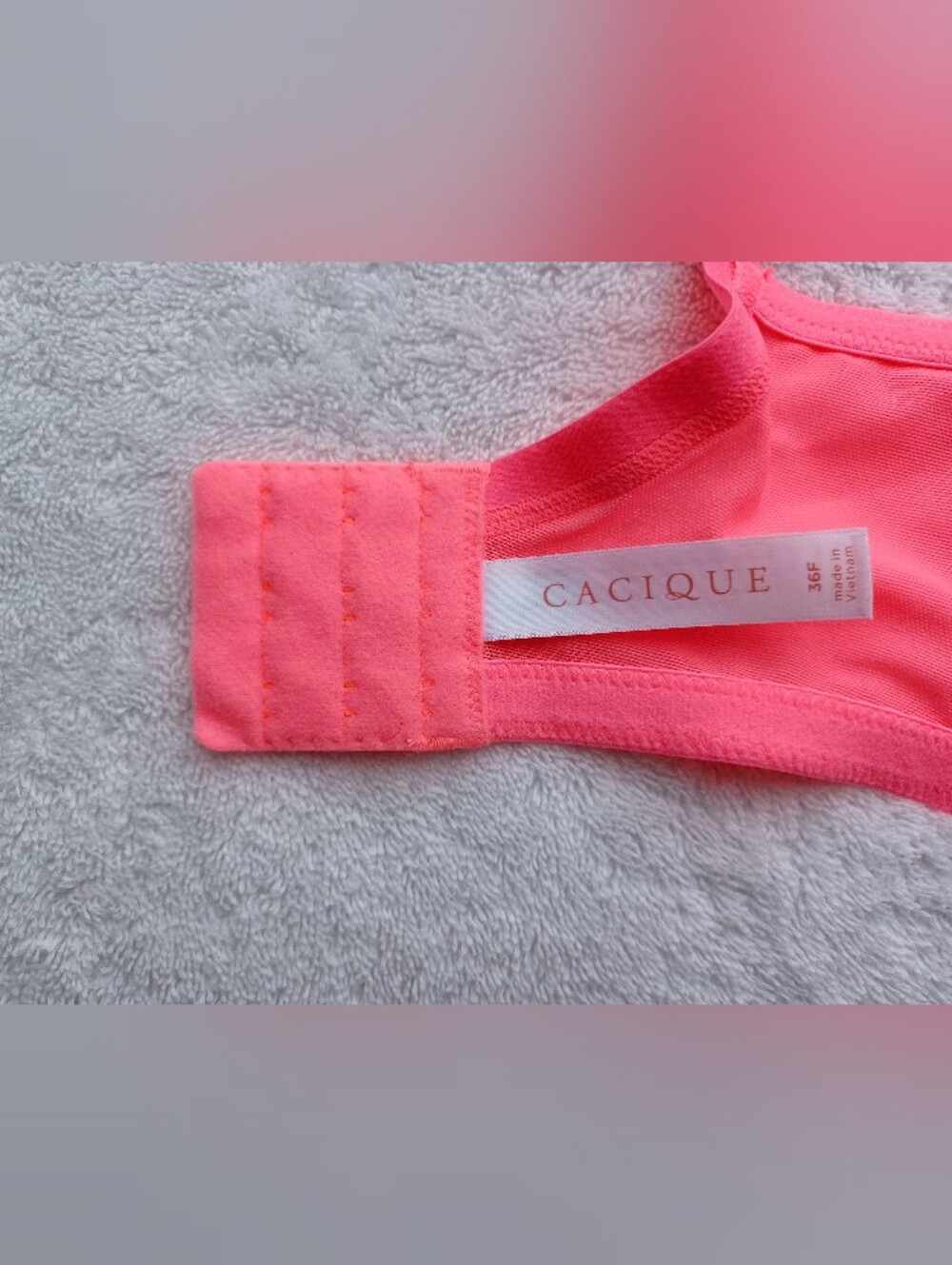 Cacique Lace Underwire Bra, Size 36F - Picture 15 of 16